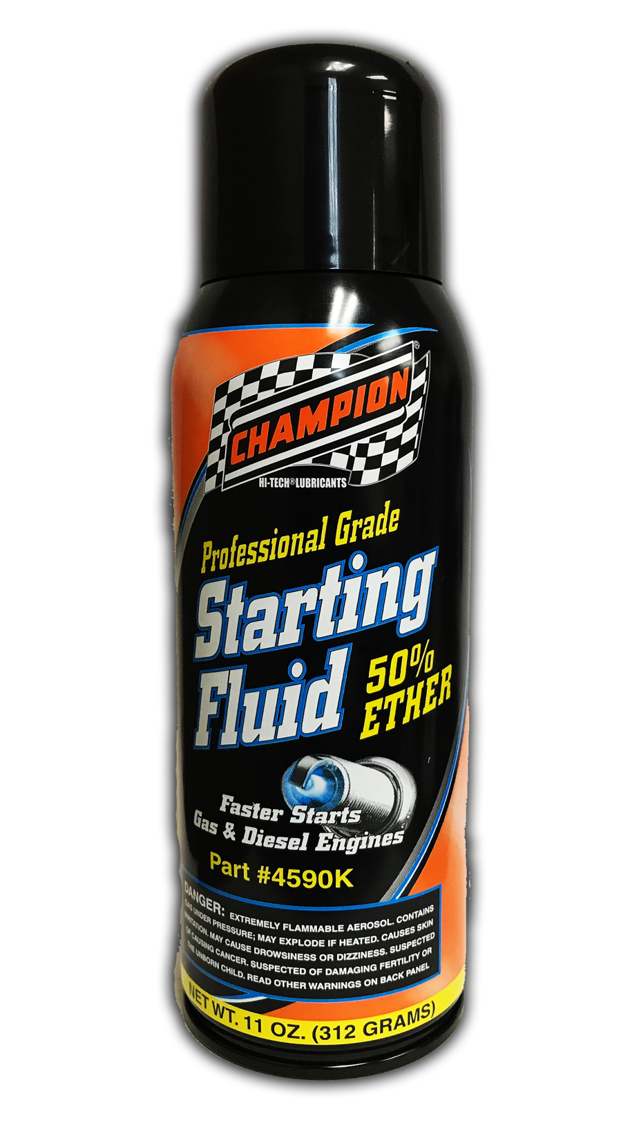 diesel engine only starts with starting fluid